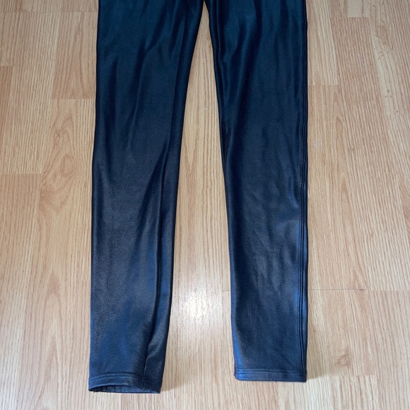 SPANX Faux Leather Full Length High Waist Leggings Size Large - Picture 5 of 11